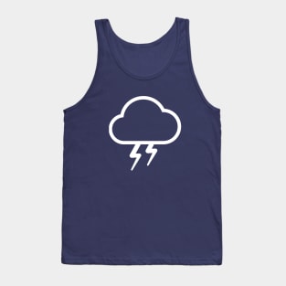 Minimal thunder cloud weather Tank Top